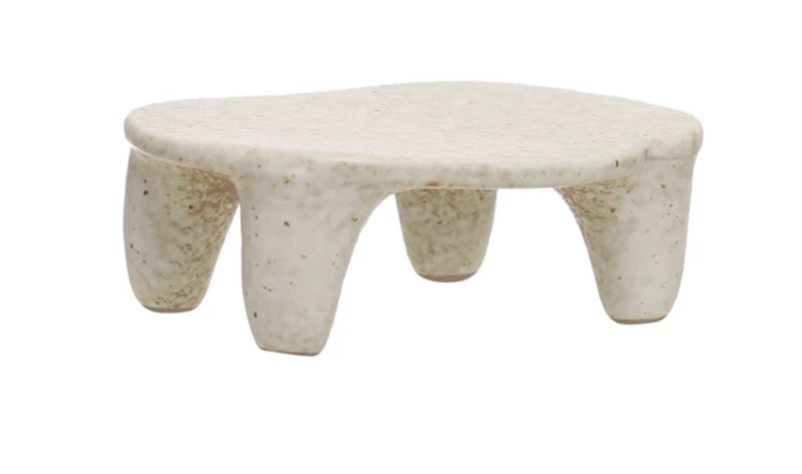 Stoneware Footed Dish