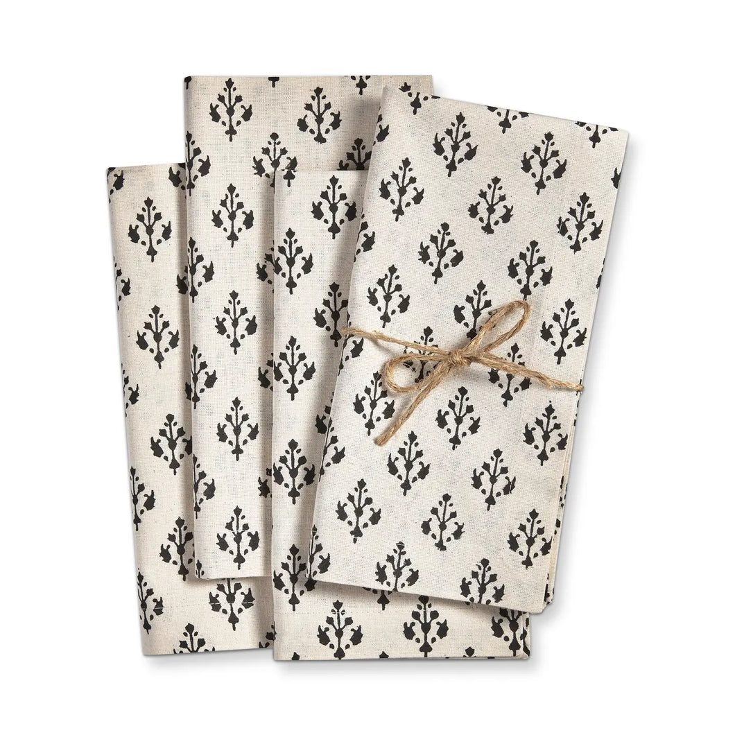 Block Print Cotton Napkins-Set of 4