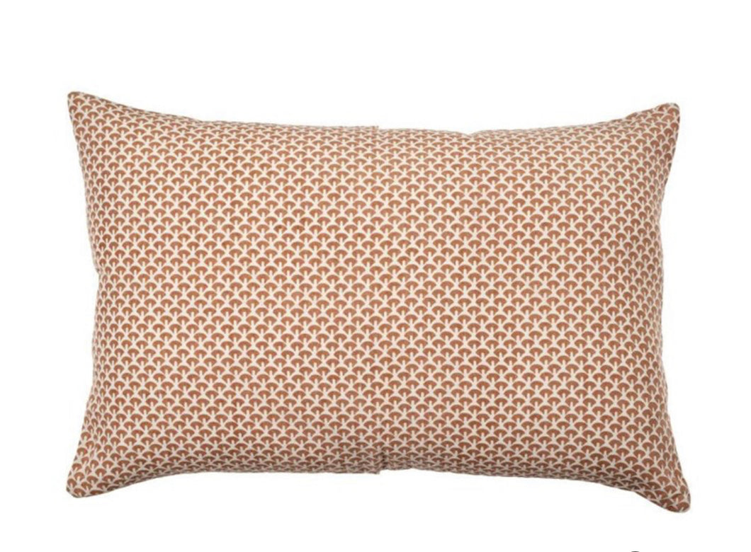 Ella Linen Lumbar Pillow with Down Fill