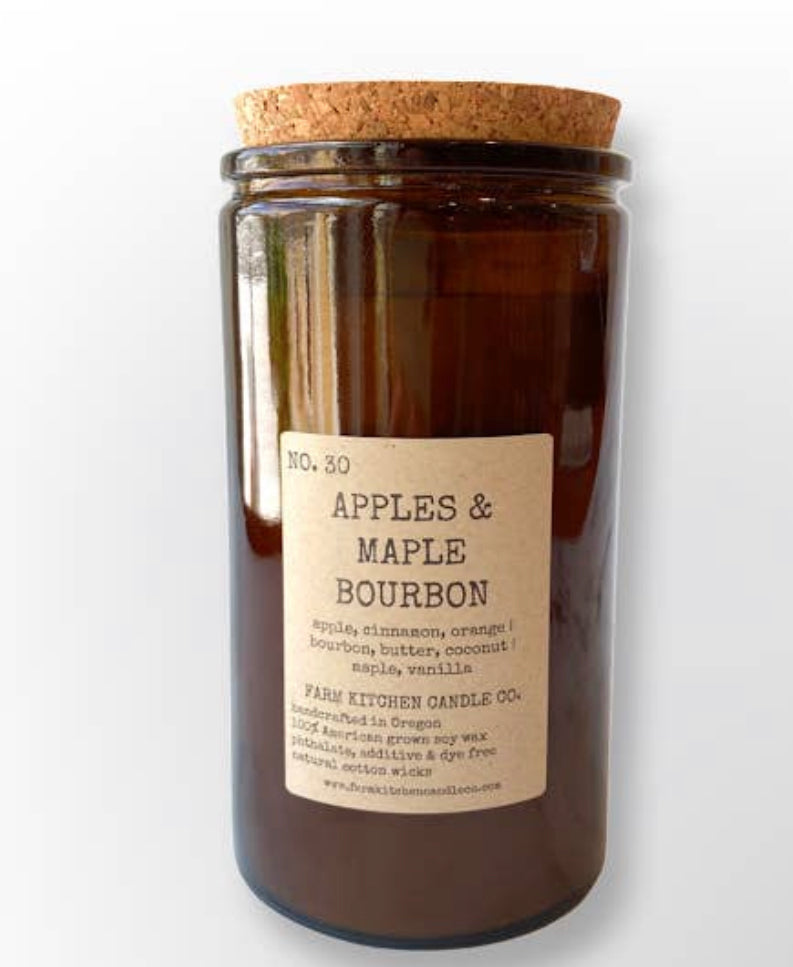 Apples & Maple Bourbon Fall Soy Candle