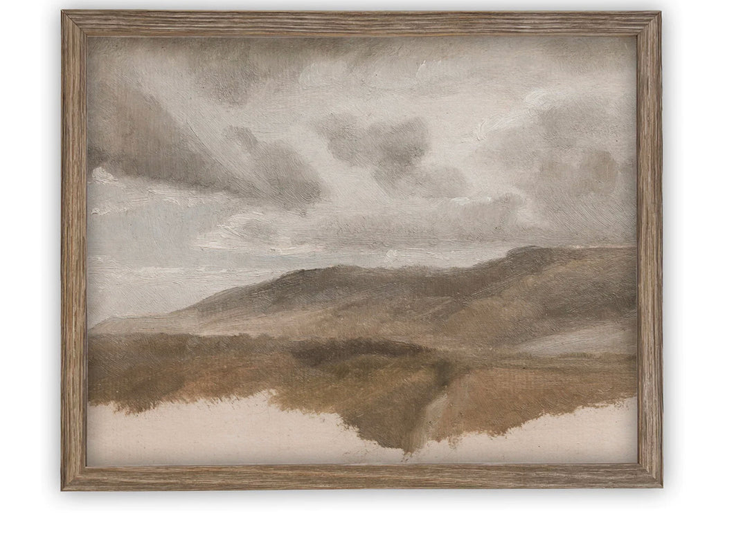 Framed Mountain Landscape