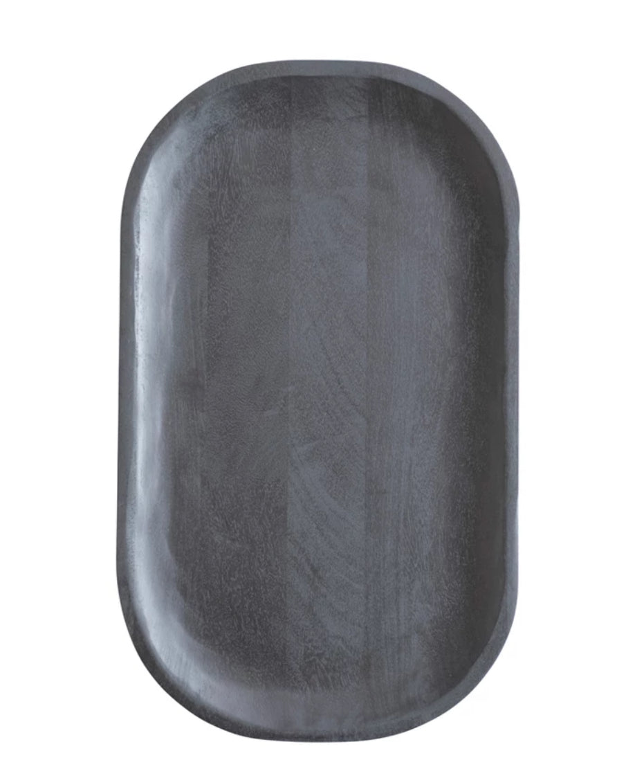 Mango Wood Serving Board-Black