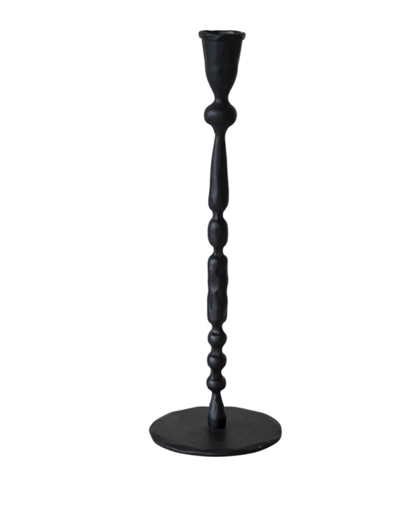 Black Iron Taper Holder