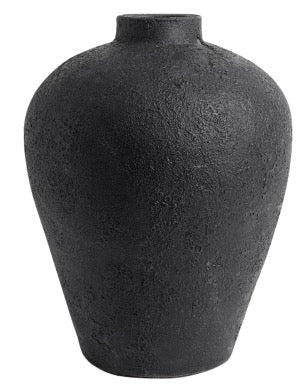 Black Luna Vase-Large-Local Pickup Only