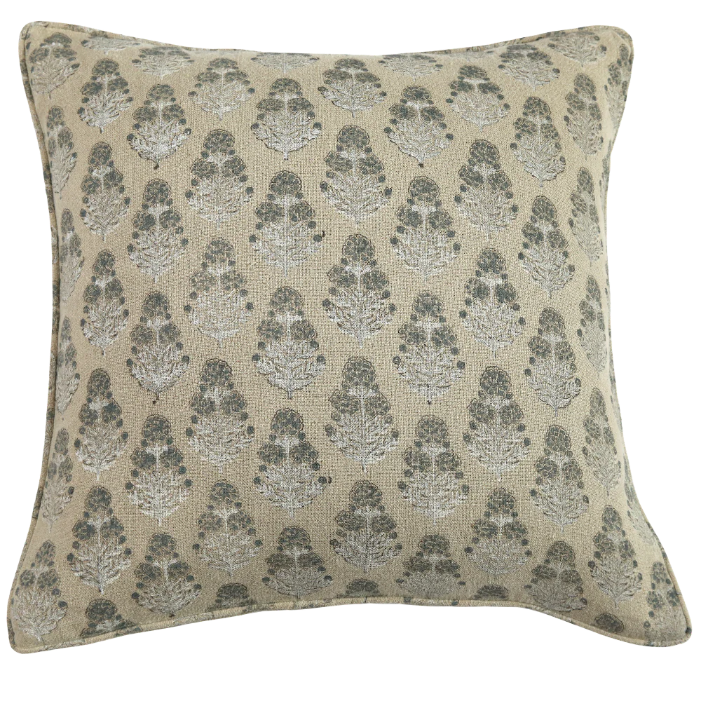 Marigold Graphite Pillow Cover