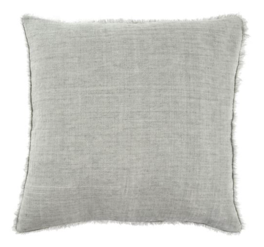 Linen Pillow, Flint Gray