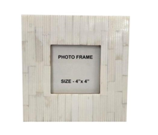 Carved Bone Photo Frame