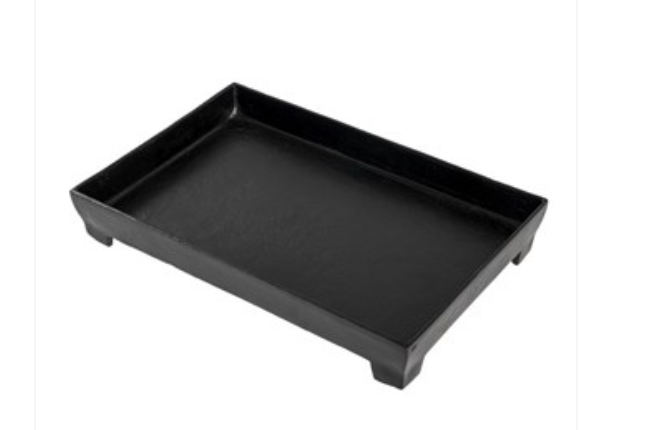 Metal Footed Coffee Table Tray