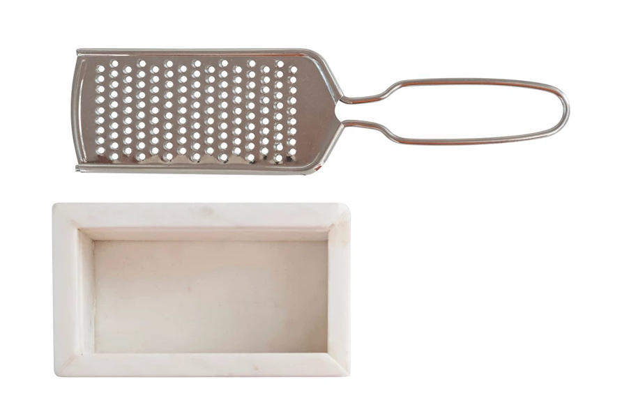 Marble & Stainless Steel Grater