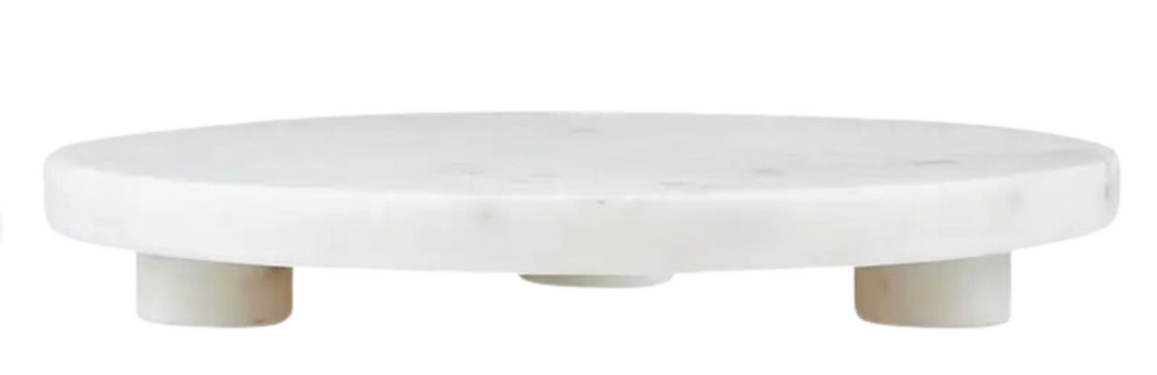 Marble Footed Tray