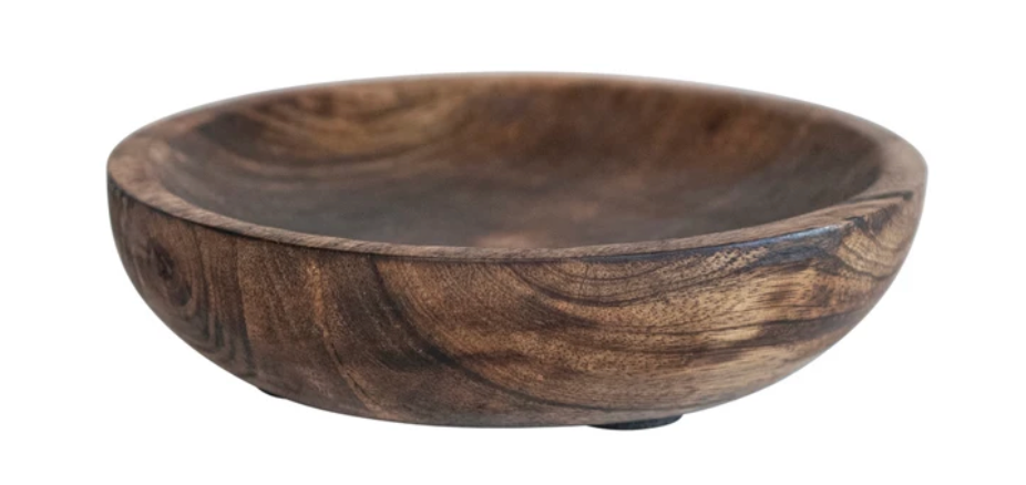 Hand-Carved Mango Wood Dish