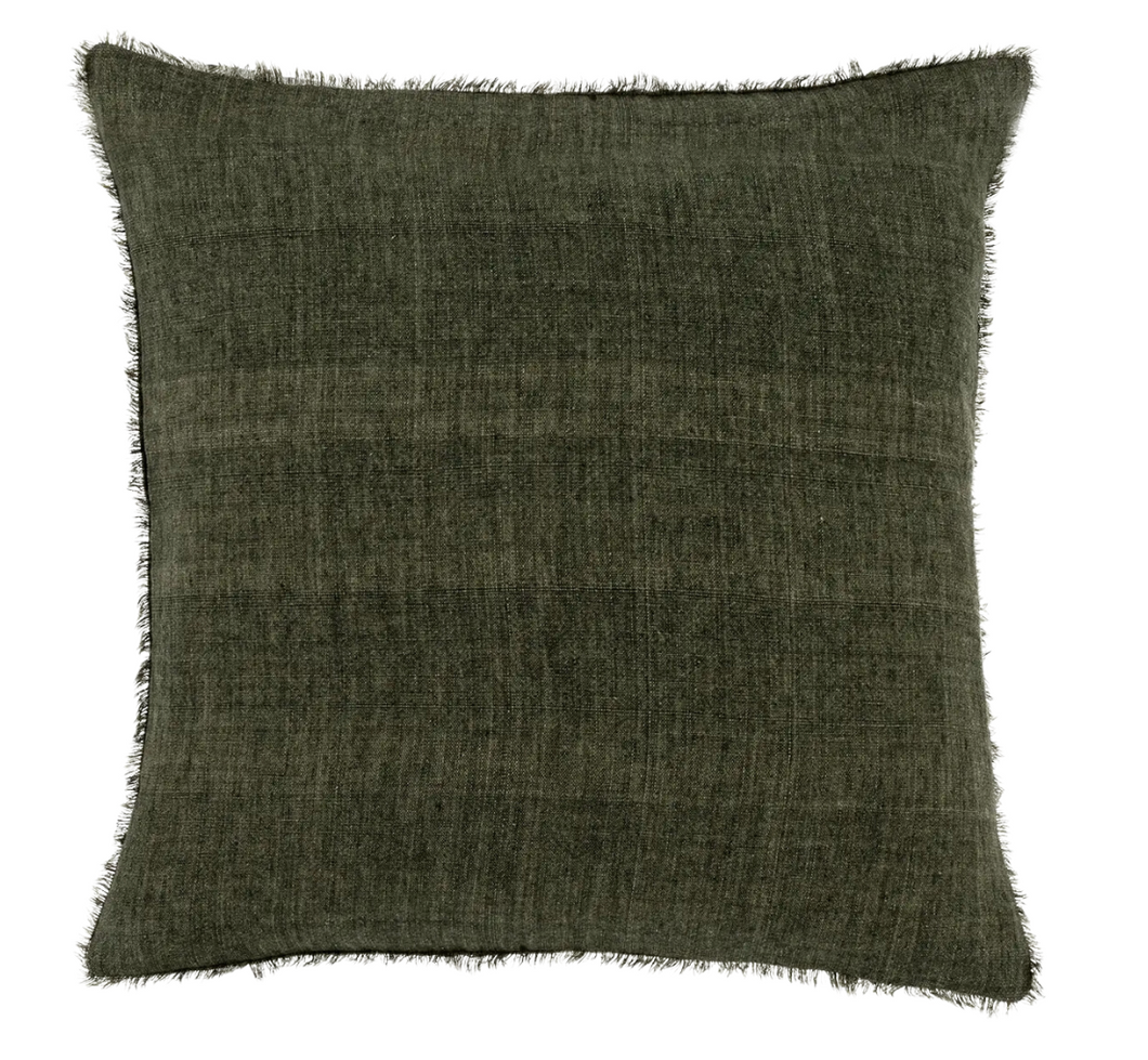 Linen Pillow-Avocado