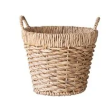 Water Hyacinth Handled Basket-Small