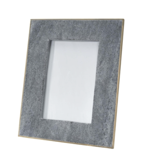 Marble Frame w/ Brass Trim