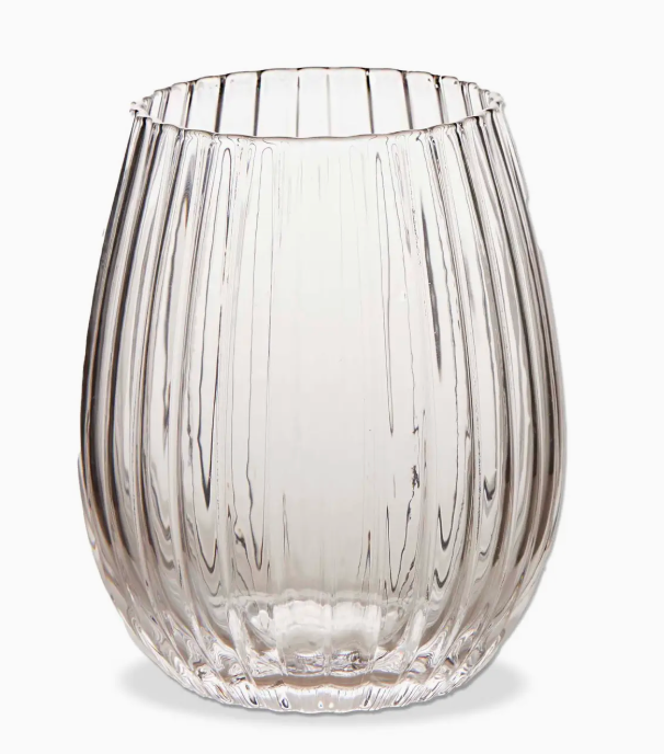 Fluted Wine Glass
