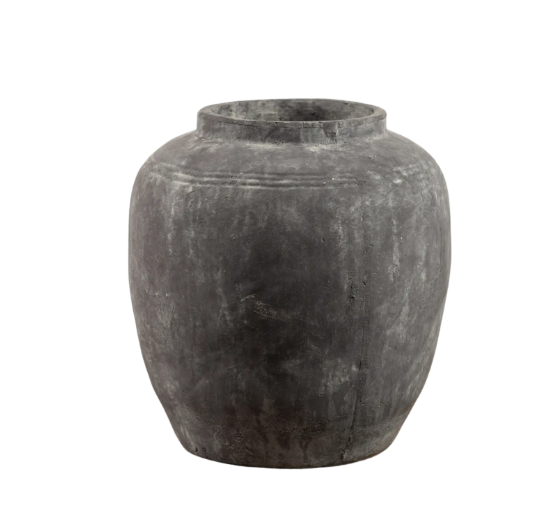 Charcoal Terracotta Vase
