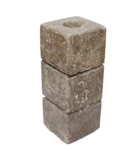 Travertine Candle Holder