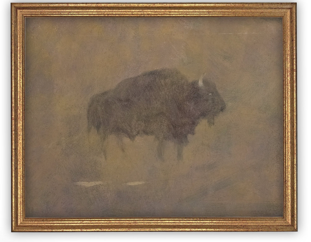 Buffalo In the Mist