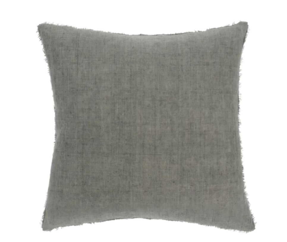 Lina Linen Pillow-Grey 24