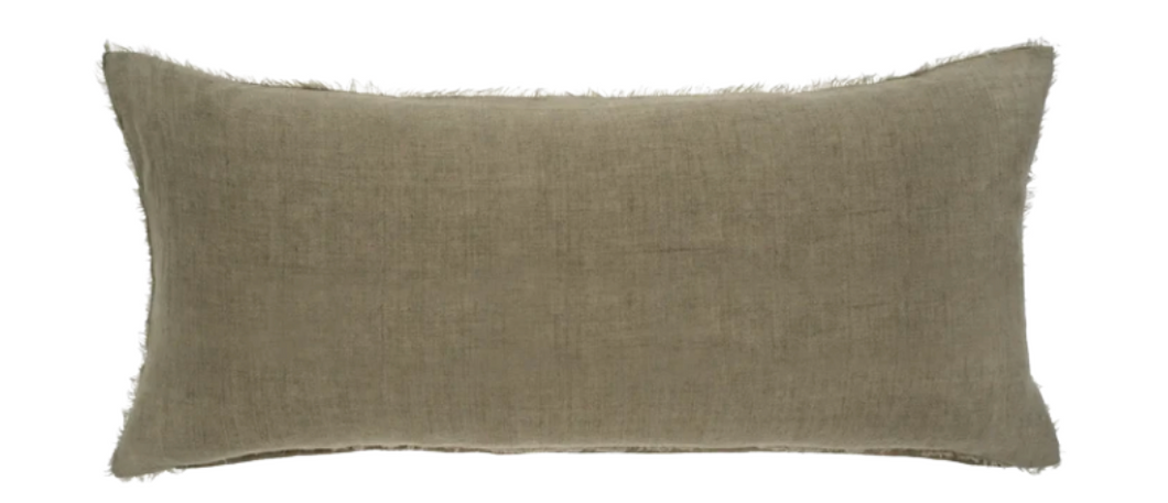 Sand Linen Long Lumbar-Local Pickup Only
