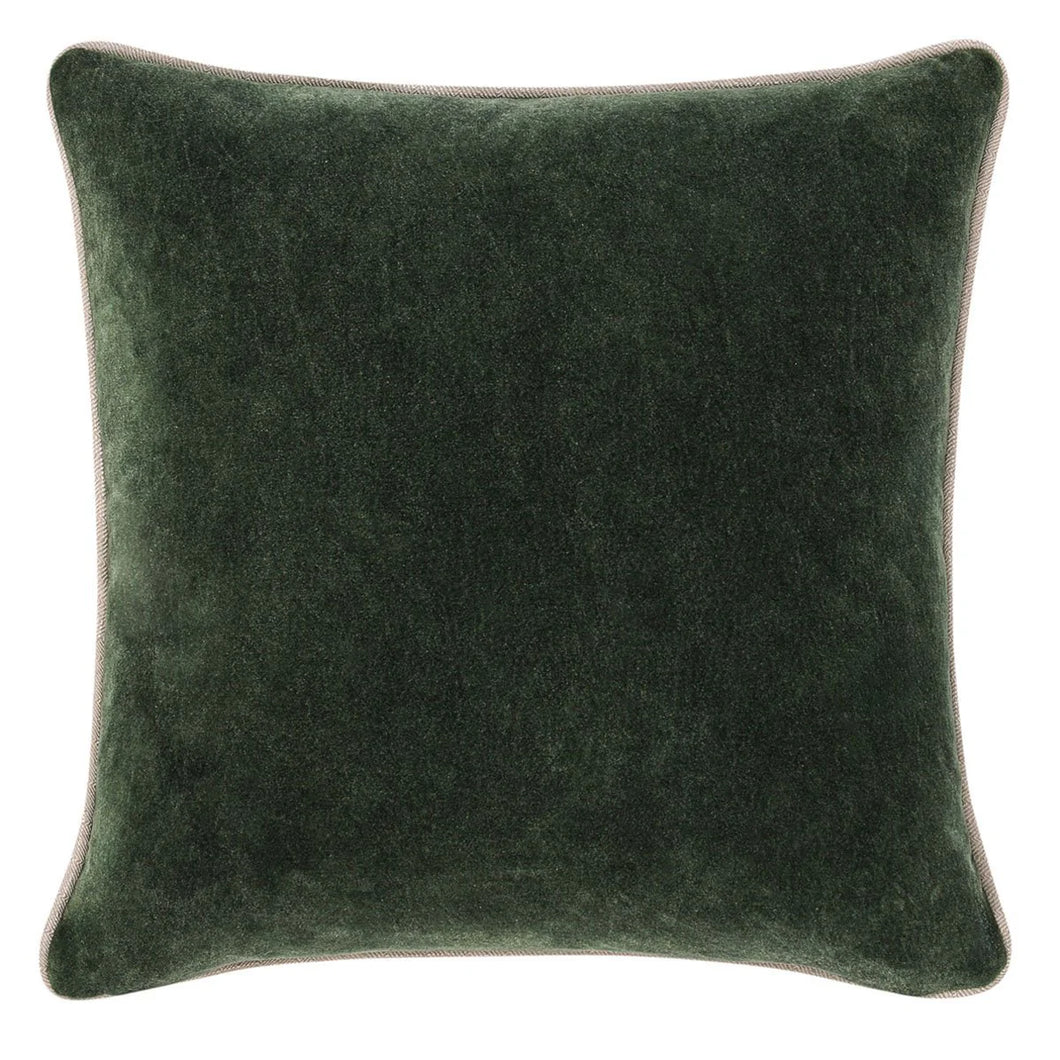 Heirloom Green Velvet Pillow-22