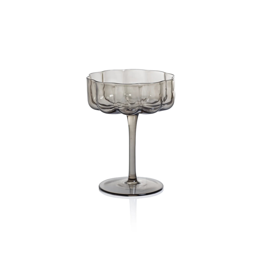 Smoke Grey Glass Coupe