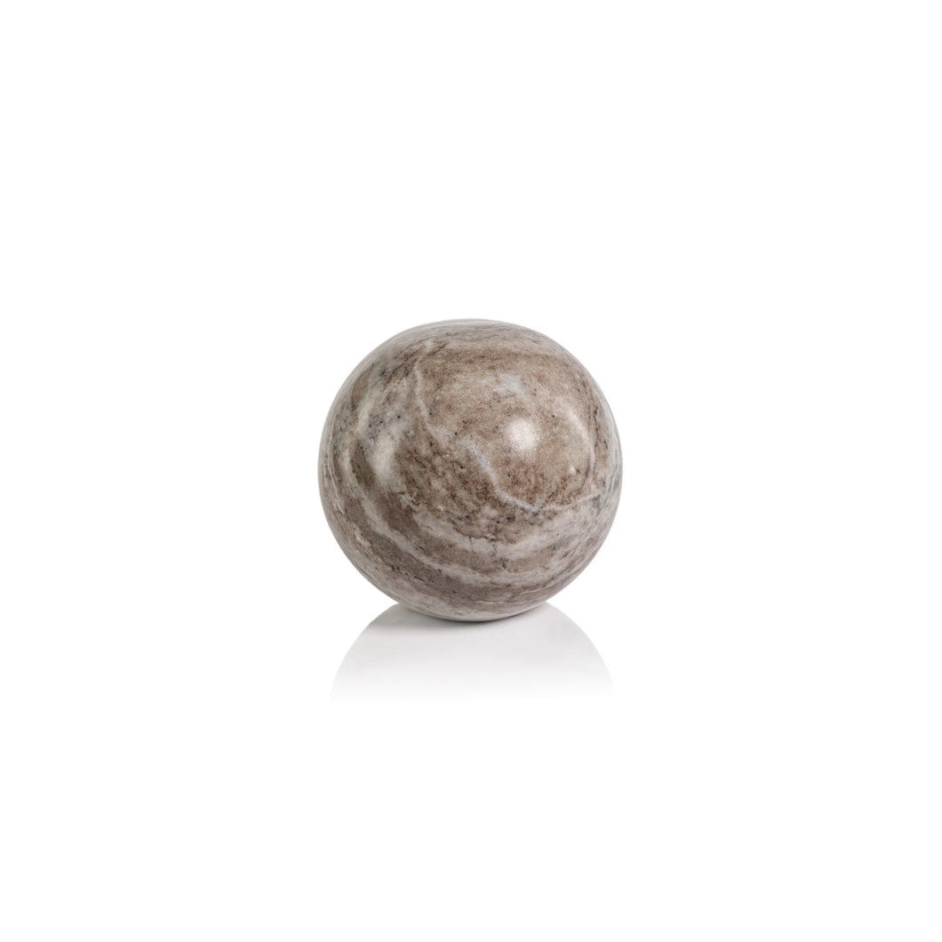 Arabescato Marble Bookend - Ball