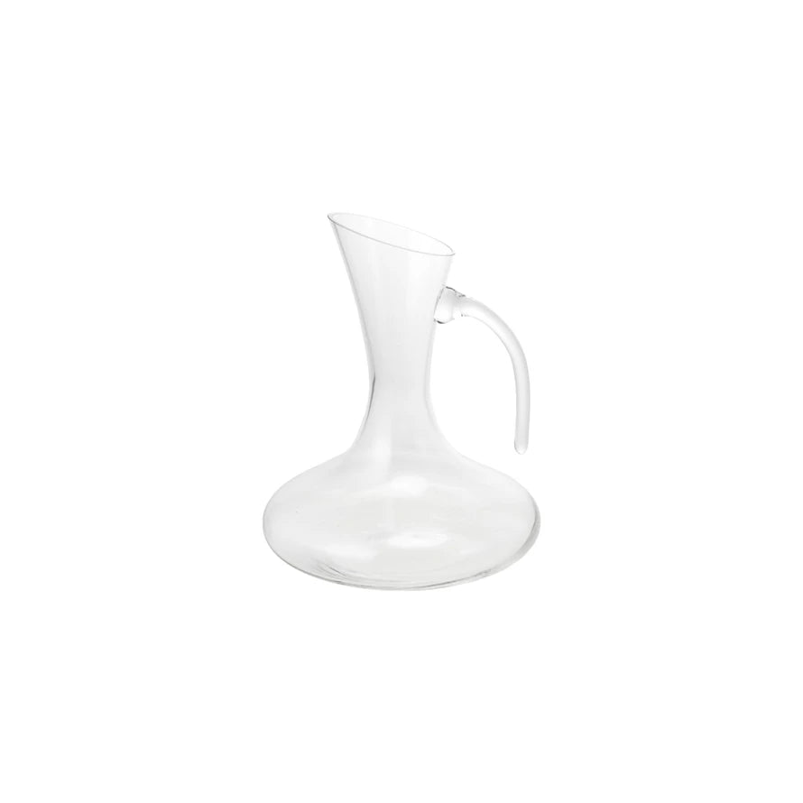 Glass Wine Decanter with Handle