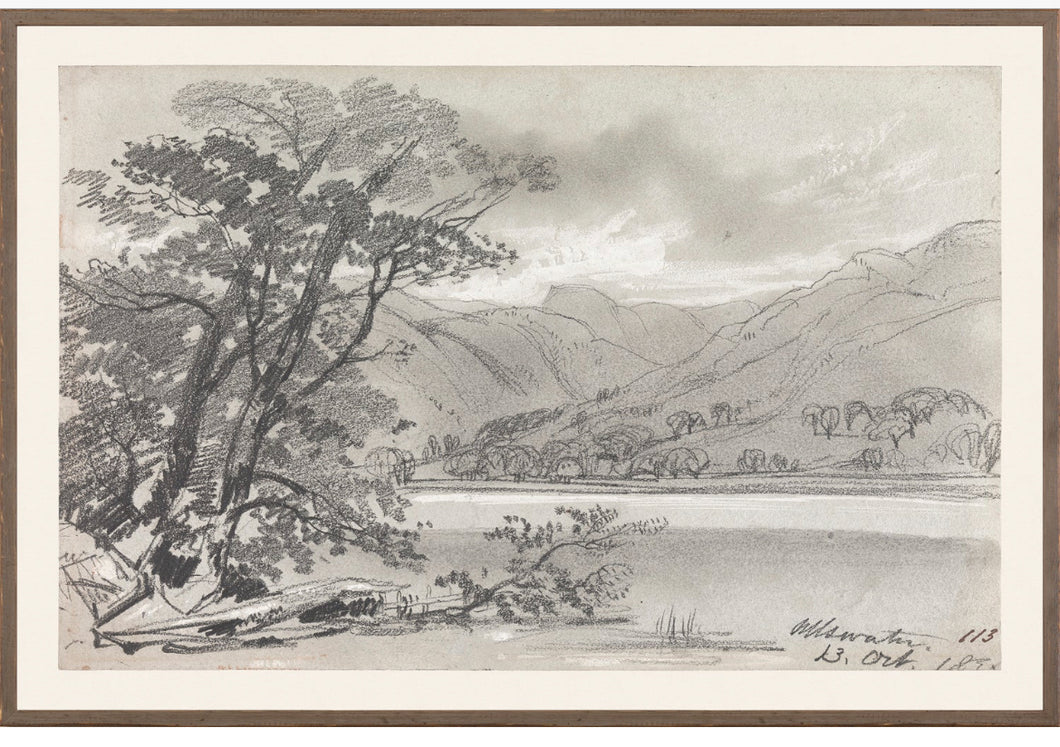 Lear - Folio Graphite Landscape I C. 1836