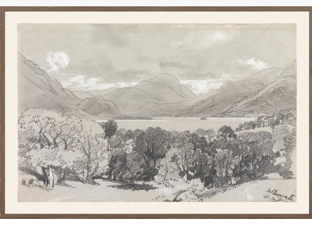 Lear - Folio Graphite Landscape III C. 1836