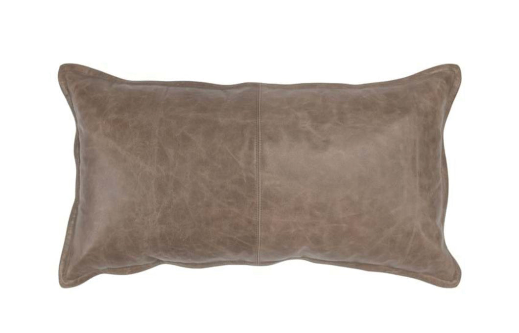 Lara Leather Lumbar Pillow