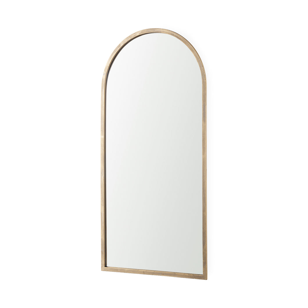 Giovanna Ached Metal Mirror-Gold