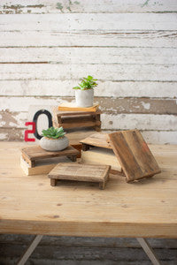Repurposed Wooden Riser
