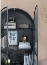 Load image into Gallery viewer, Arched Metal Cabinet w/ Glass Doors
