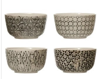 Stoneware Bowl-4 Styles