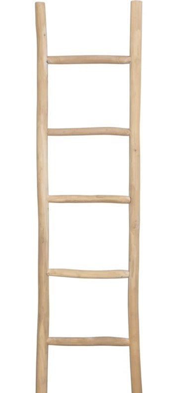 Decorative teak ladder