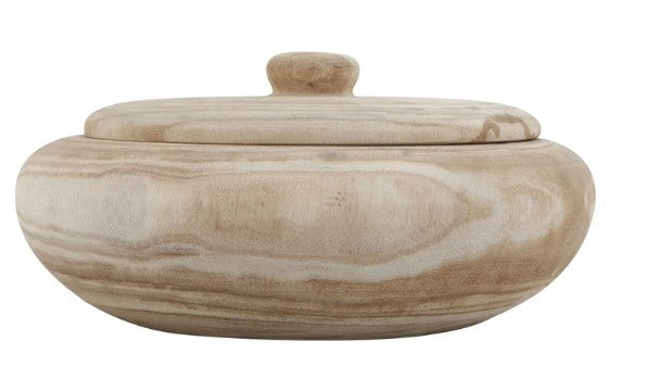 Wooden Bowl With Lid