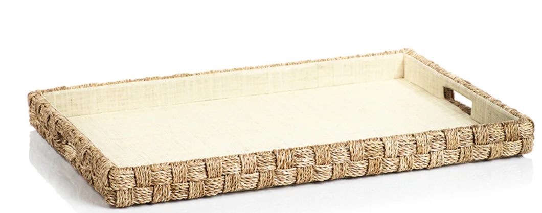 Abaca rope serving tray