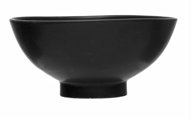 Black Stoneware Bowl