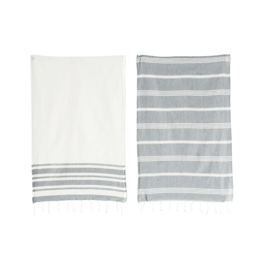 Woven Cotton Tea Towels-2 Styles