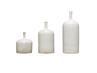 Stoneware Vase, Reactive Glaze-Small